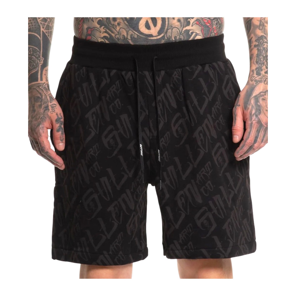 Sullen Clothing Sleep Reapers Knit Shorts - Black - Size: L