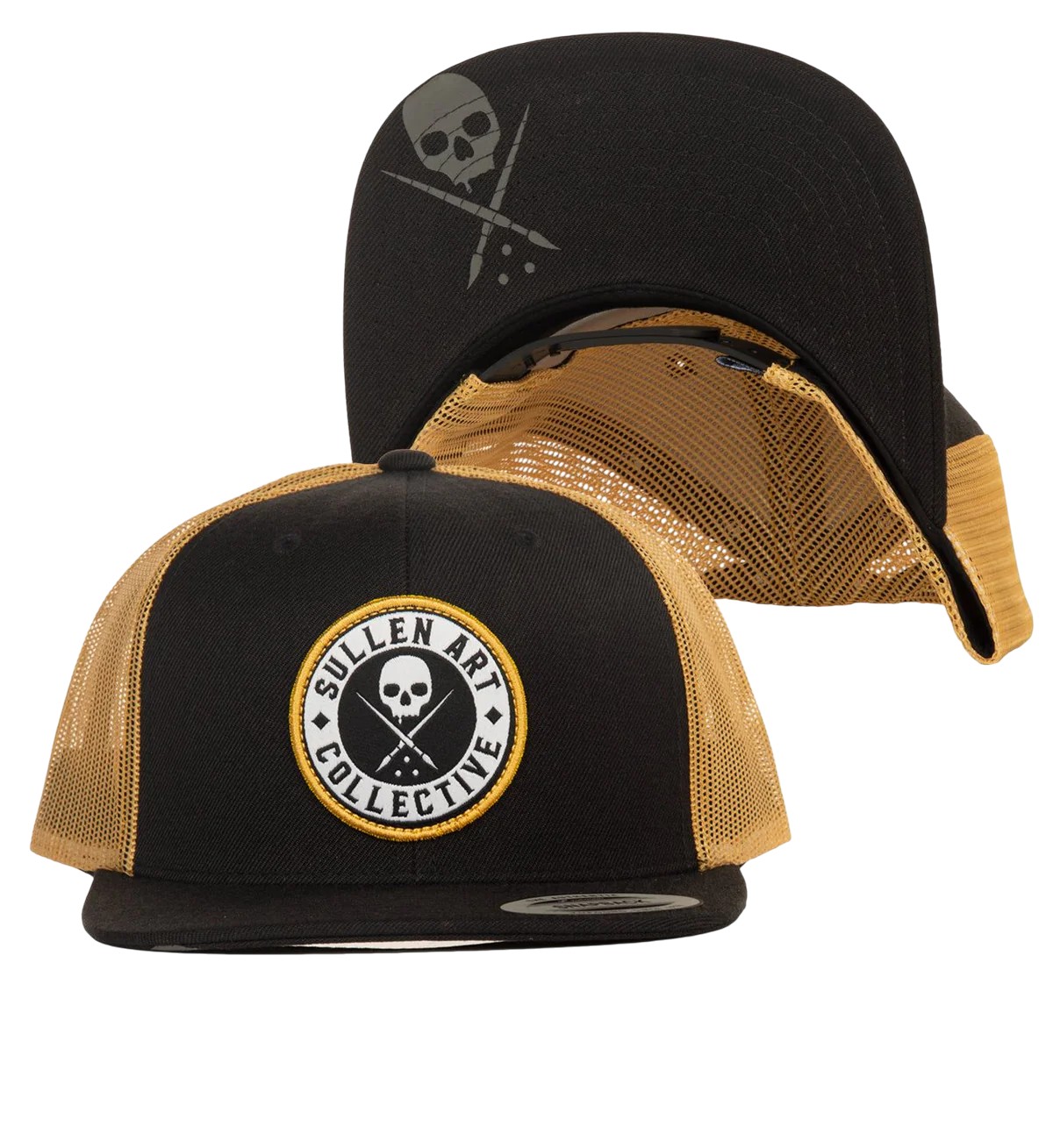 Sullen Clothing - BOH Mesh Hat Black/Yellow