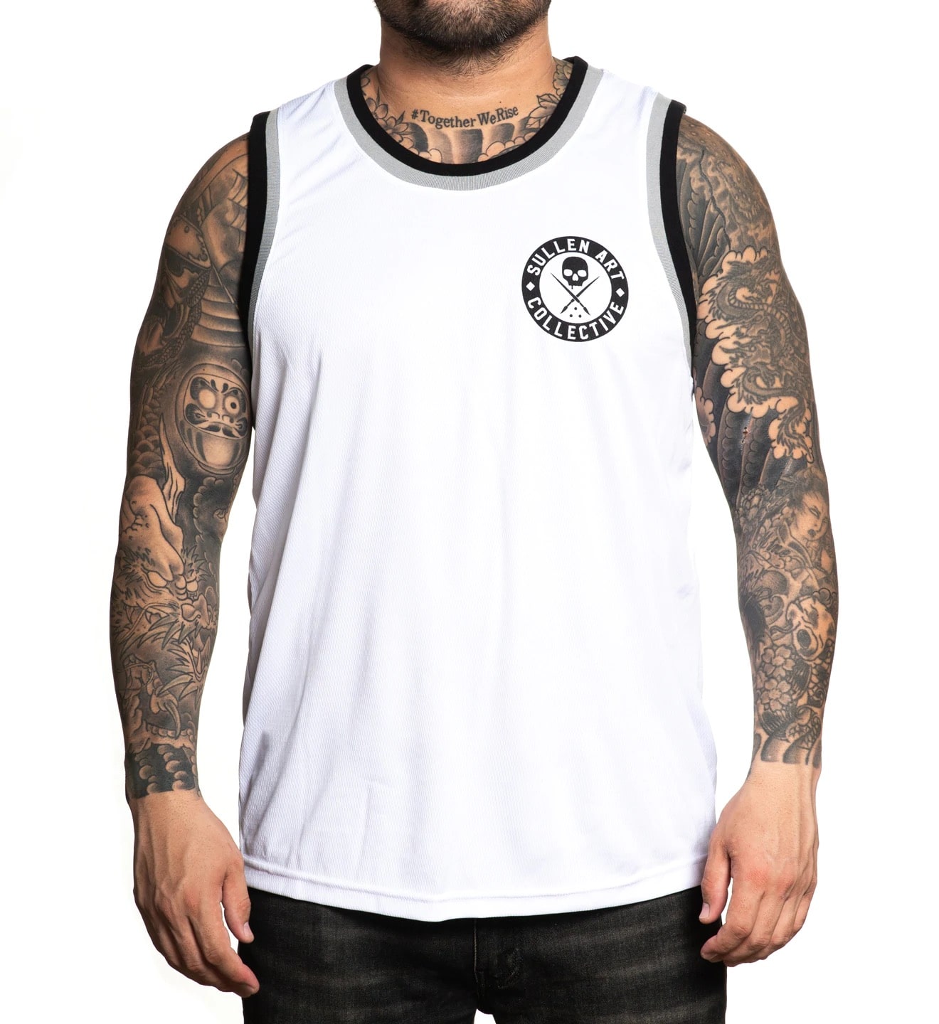 Sullen Clothing - BOH Jersey Tank Top - White Größe: L