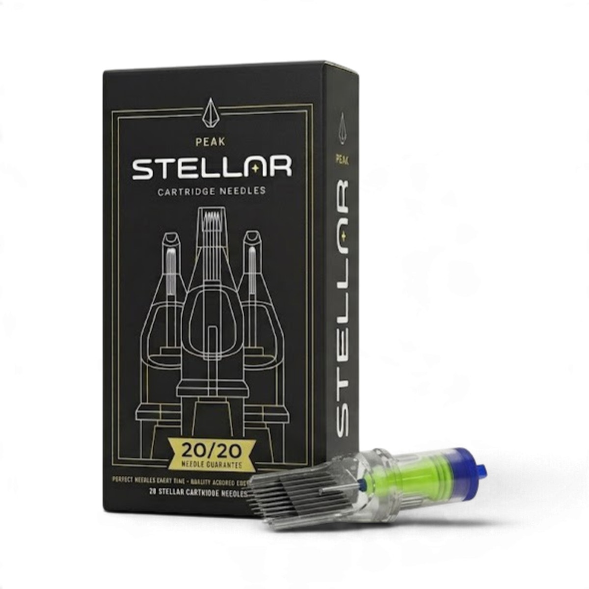 Stellar 2.0 Cartridges #10 (0.30mm) Whipshading Stipple Mag XLT (7mm) - Needle Size 3 x 3 - Box of 20