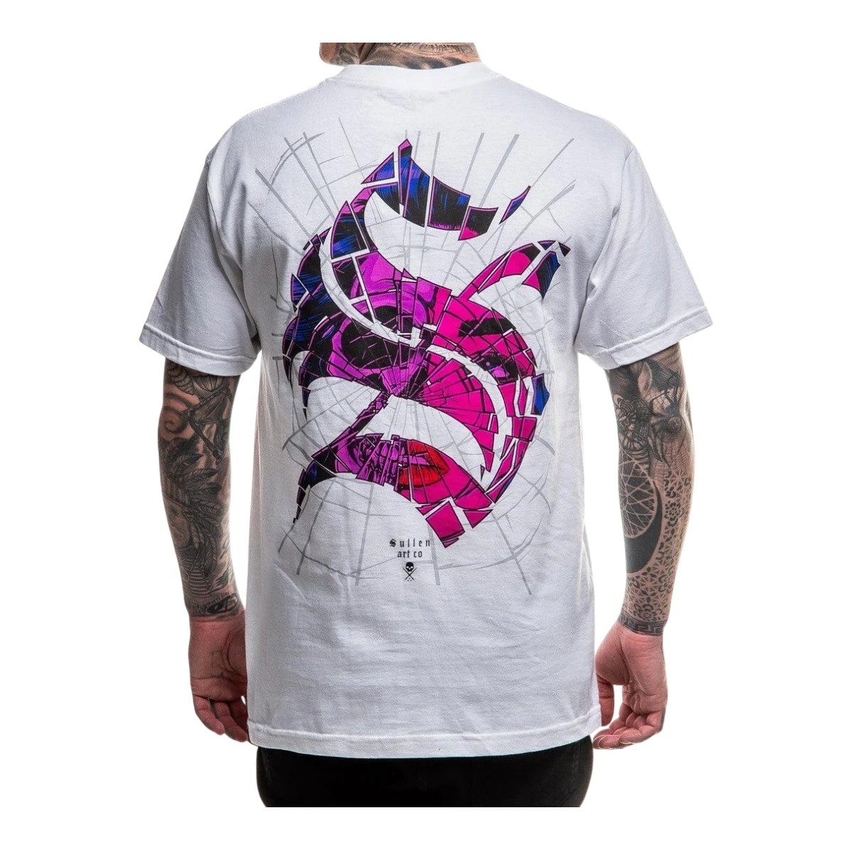 Sullen Clothing Shattered Tee - White - Size: L