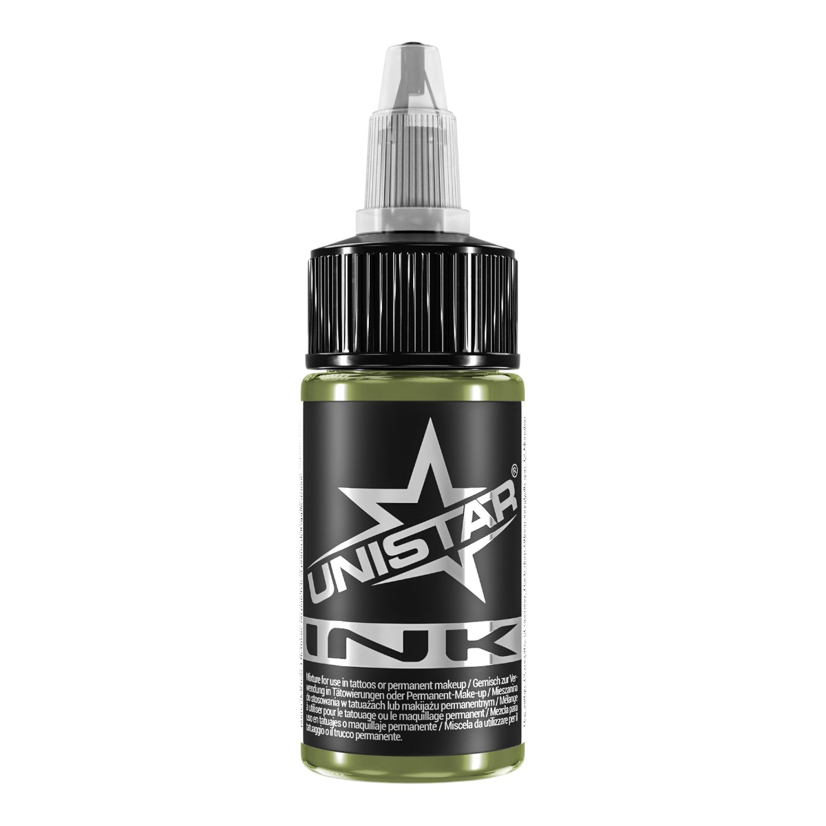 Unistar Colors Ink Olive 30ml Tätowierfarbe Flasche KC57