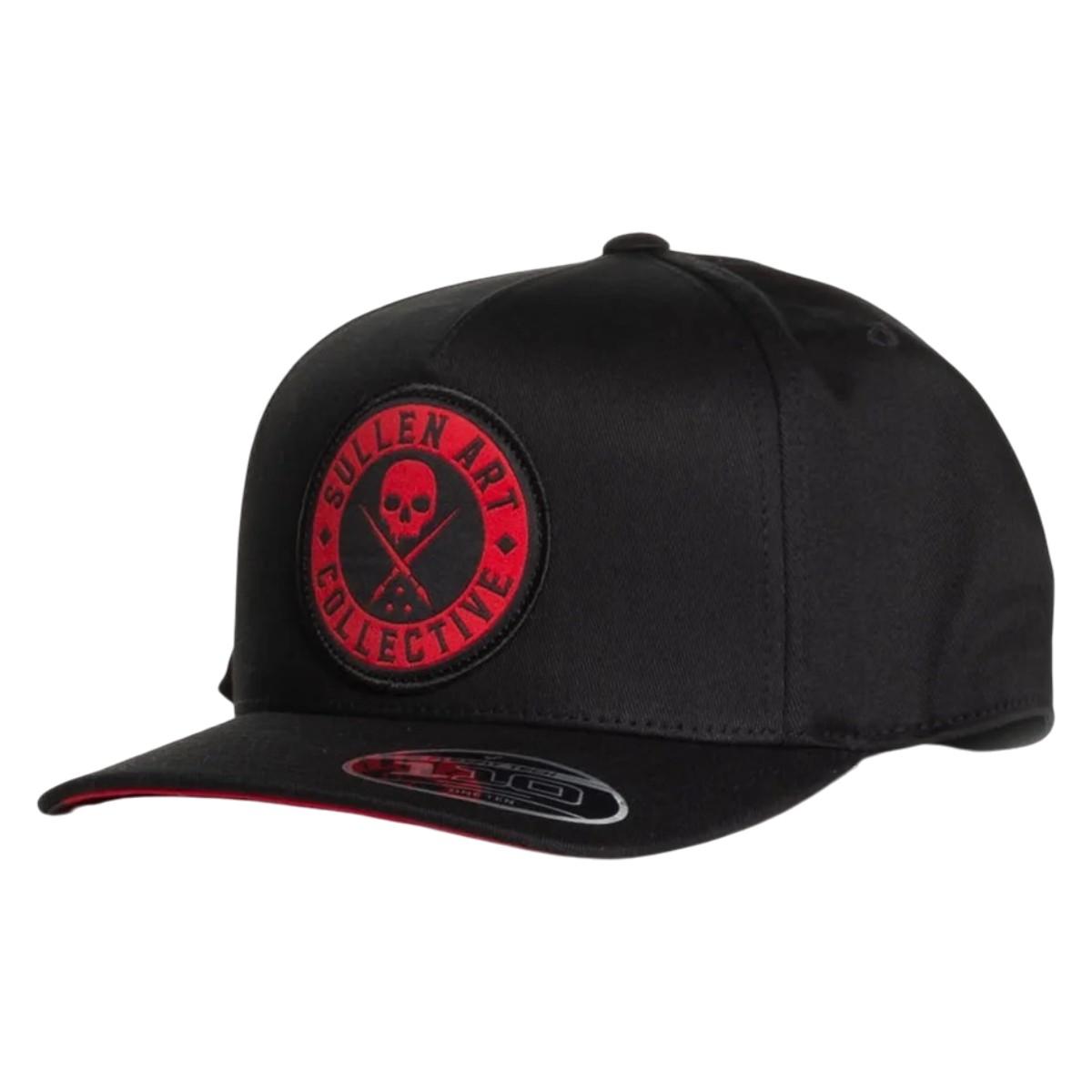 Sullen Clothing BOH Curved Snapback - Black/Red