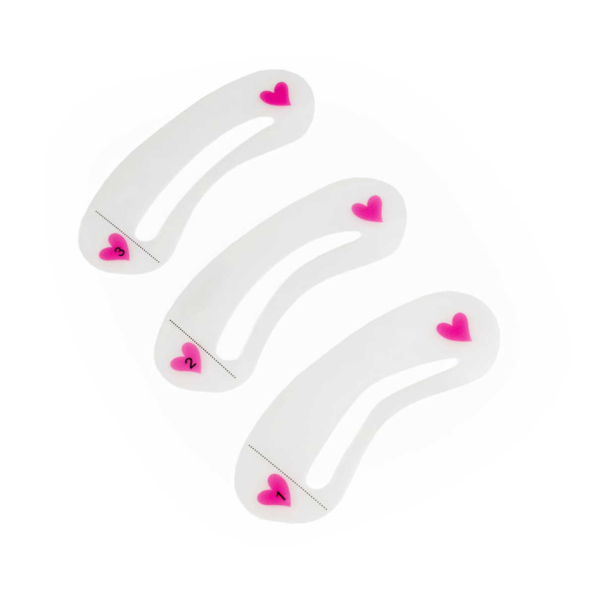 Augenbrauen Vorlagen Set - 3 Formen Augenbrauen Vorlagen Set - 3 Formen