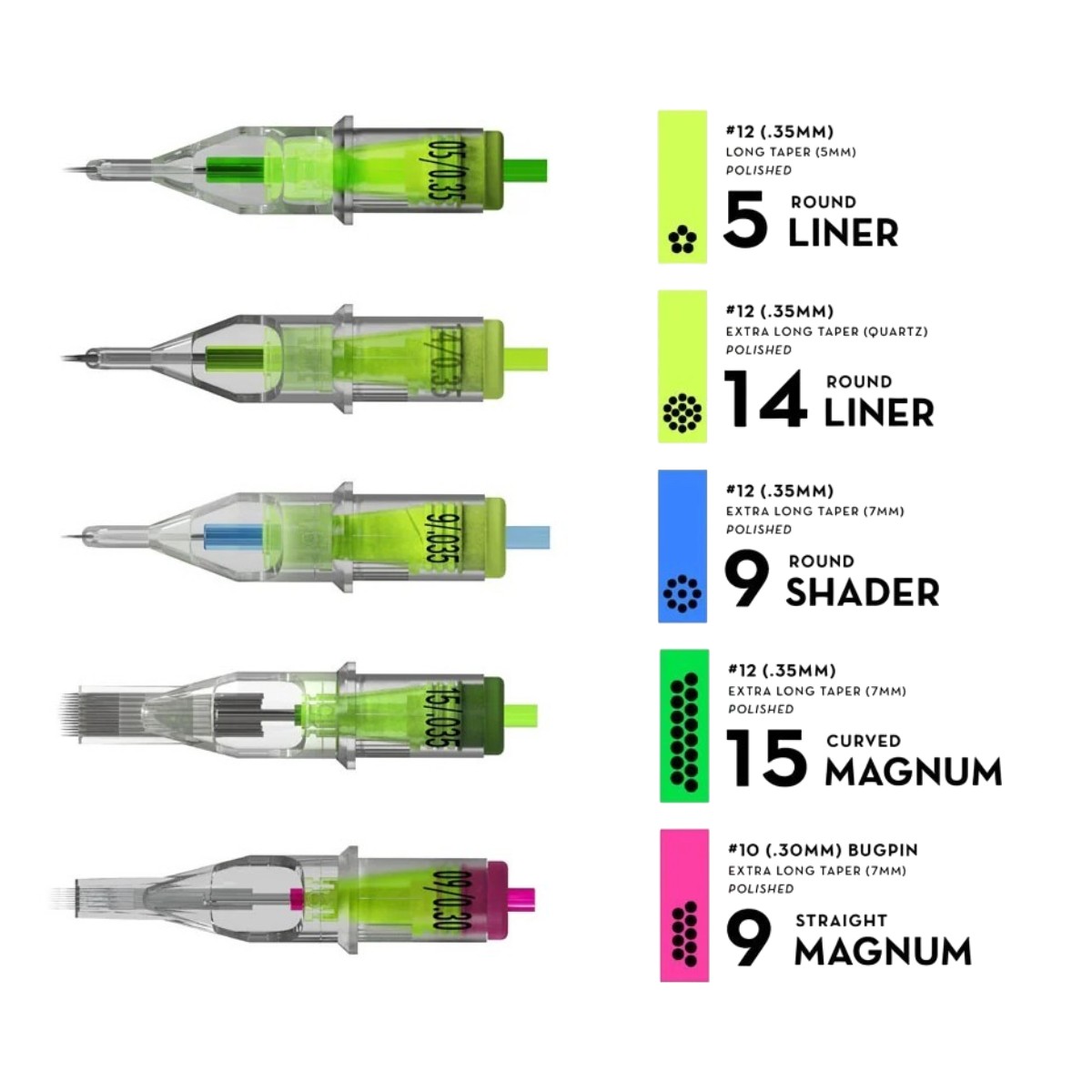 Stellar 2.0 Cartridges - Basic Sample Box of 5