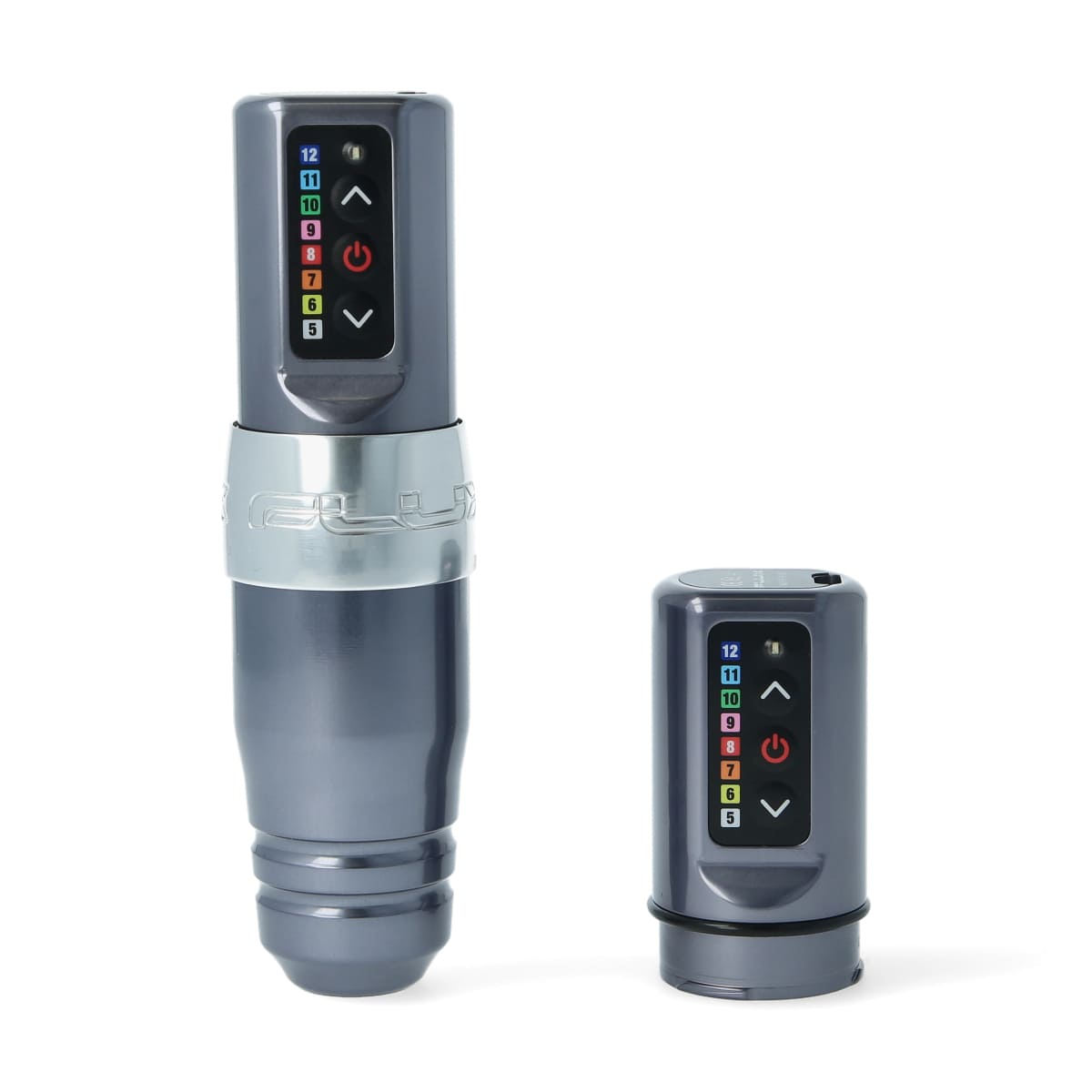 FK Irons - Spektra Flux S - PMU Maschine - 2x Power Bolt Akku Farbe: Gunmetal