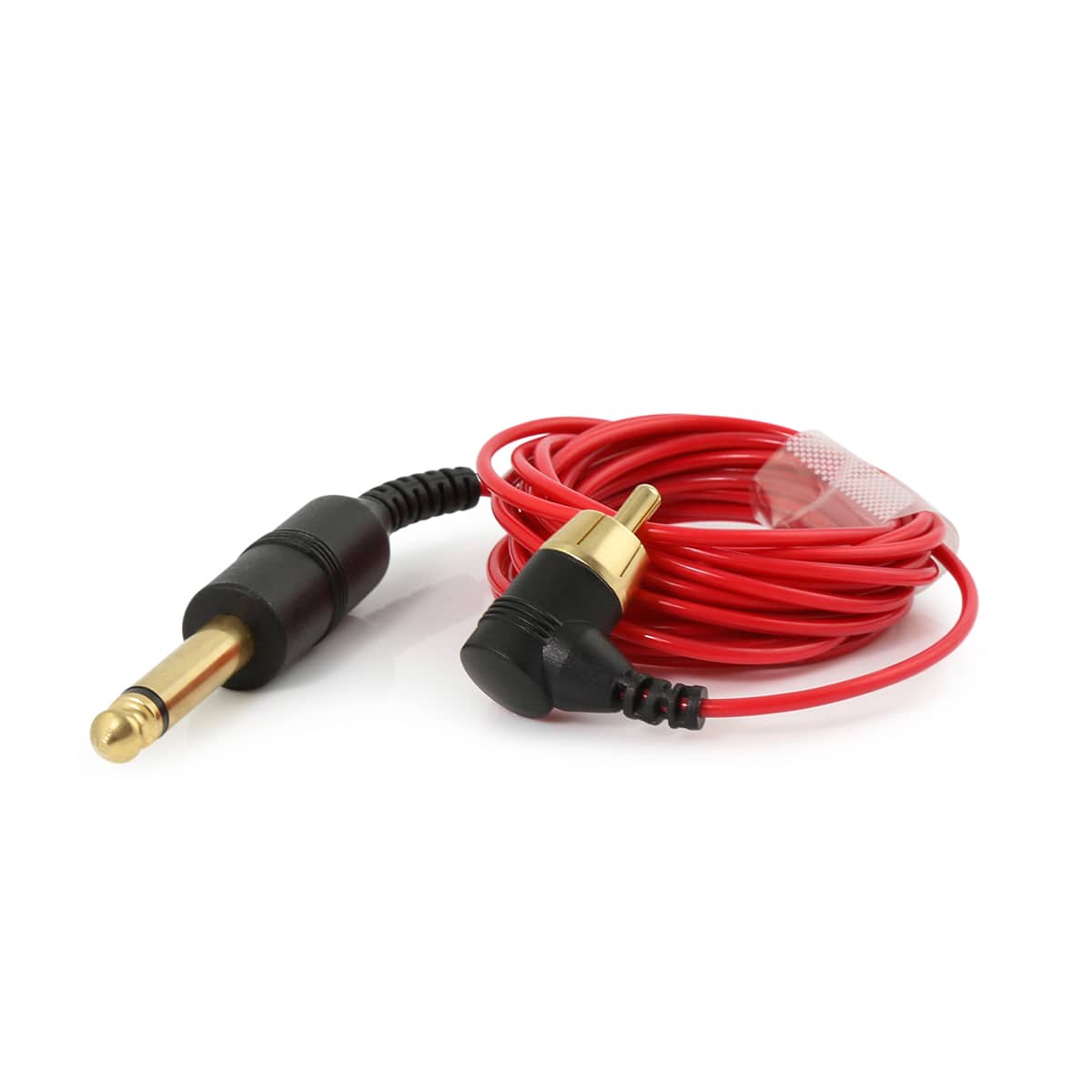 Elephant - Lightweight Cinch/RCA cable - angled Colour: Red