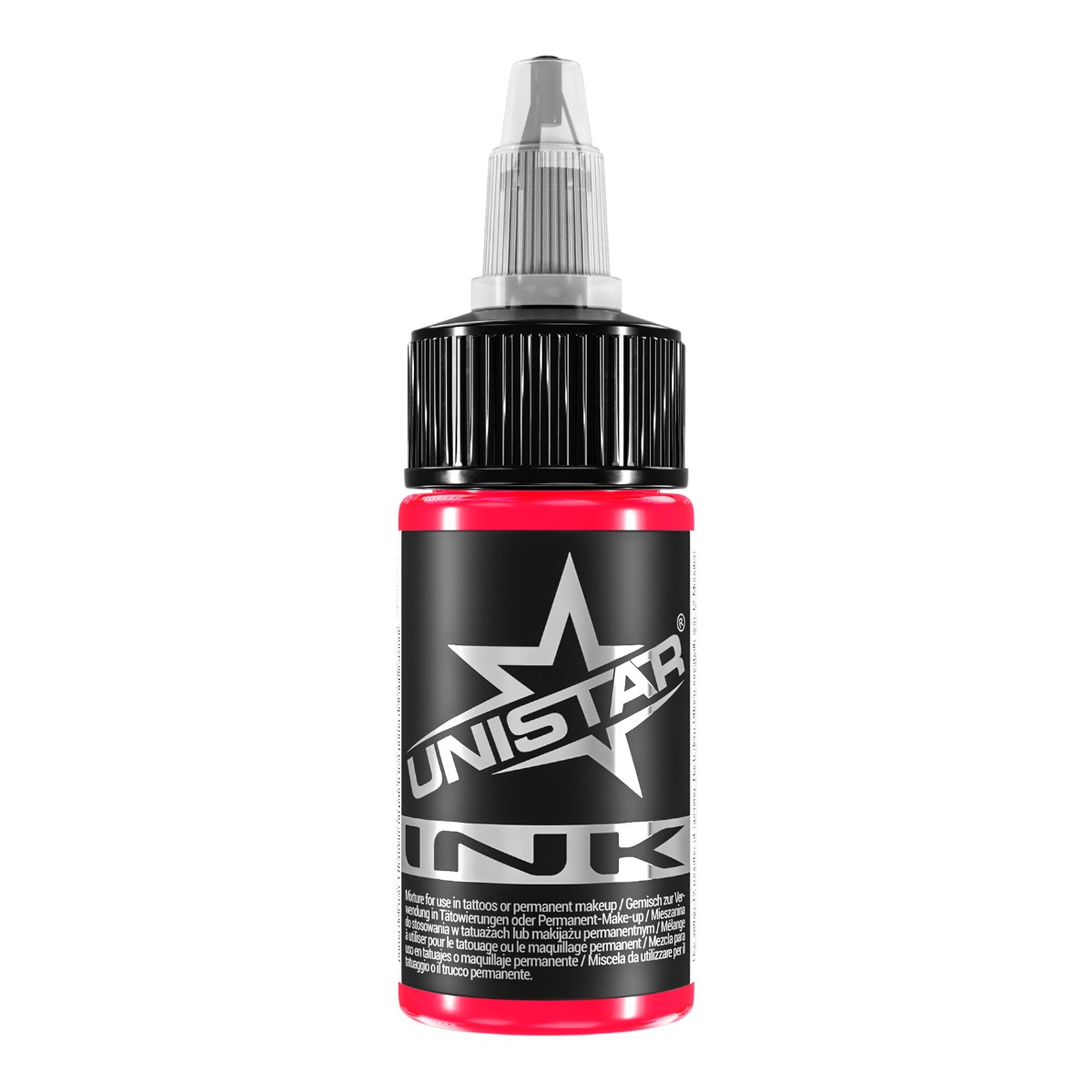 Unistar Colors Ink Shocking Pink 30ml Tätowierfarbe Flasche KC193