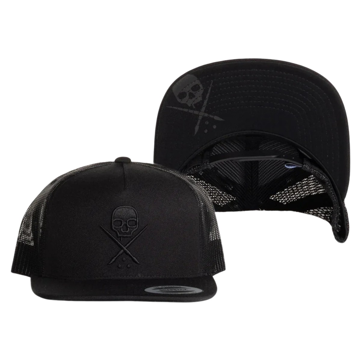 Sullen Clothing Badge Mesh Snapback - Black/Black