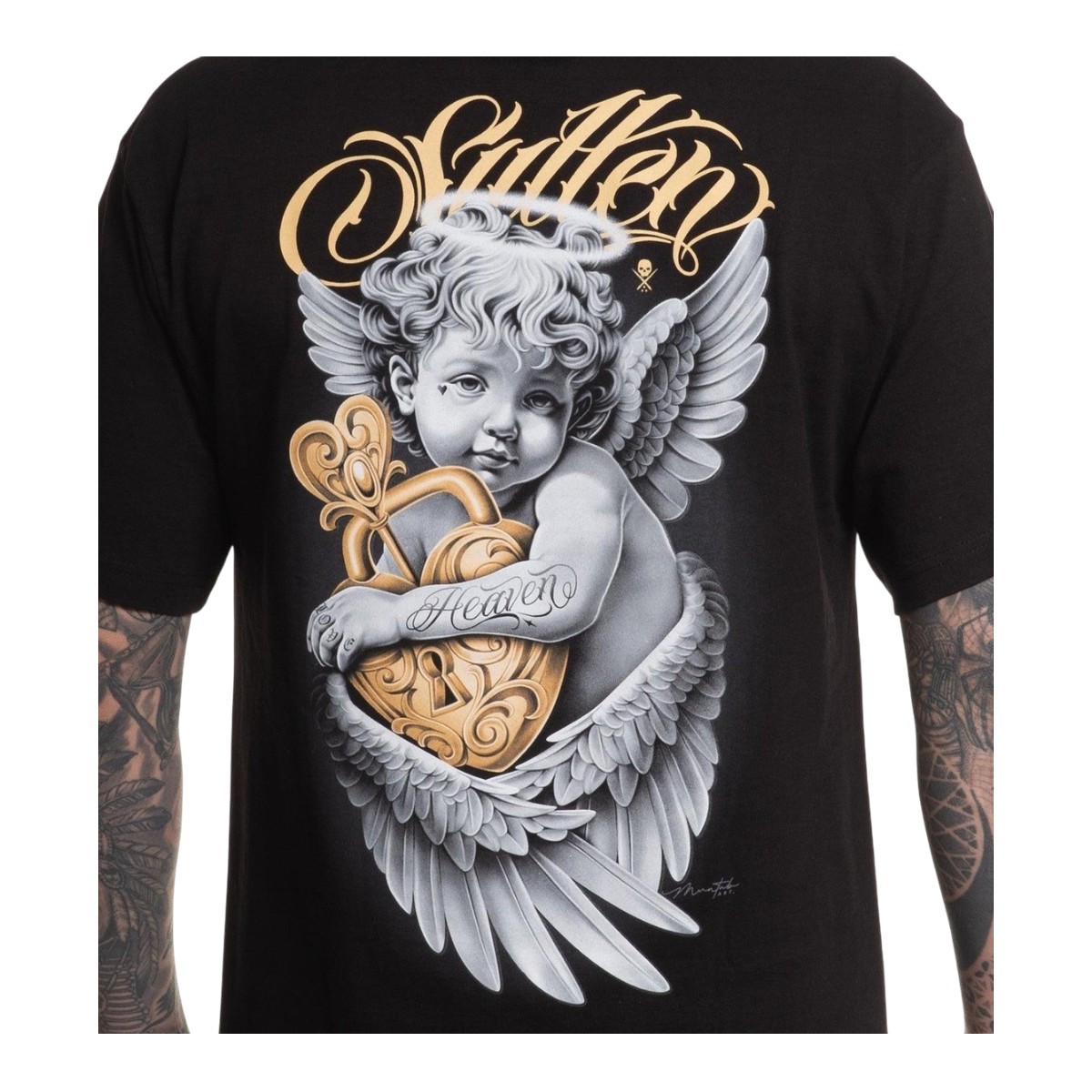 Sullen Clothing Heavenly Tee - Black - Size: L