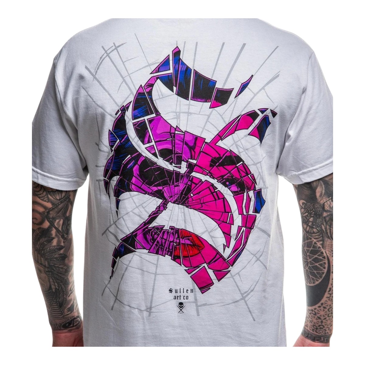 Sullen Clothing Shattered Tee - White - Size: L