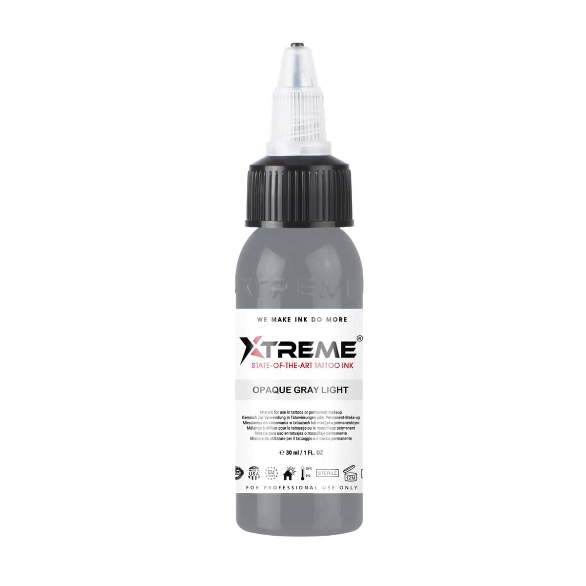 Xtreme Ink - Opaque Gray Light - 30 ml Xtreme Ink - Opaque Gray Light - 30 ml