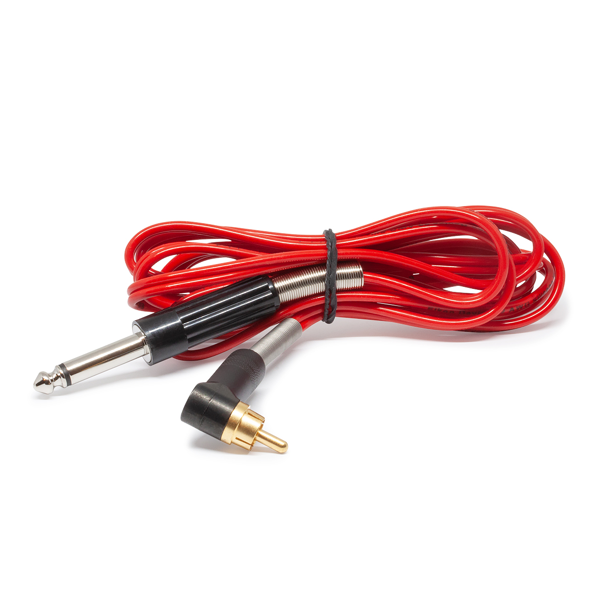 EIKON - RCA (angled) to 6.3 mm jack plug - 180 cm colour: Red EIKON - RCA (angled) to 6.3 mm jack plug - 180 cm colour: Red