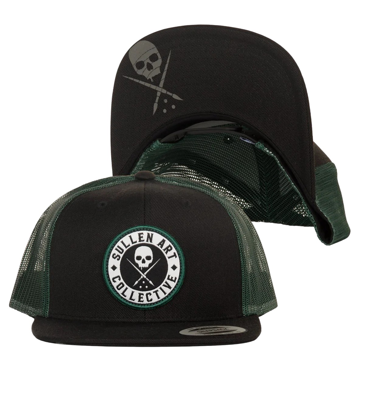 Sullen Clothing - BOH Mesh Hat Black/Green