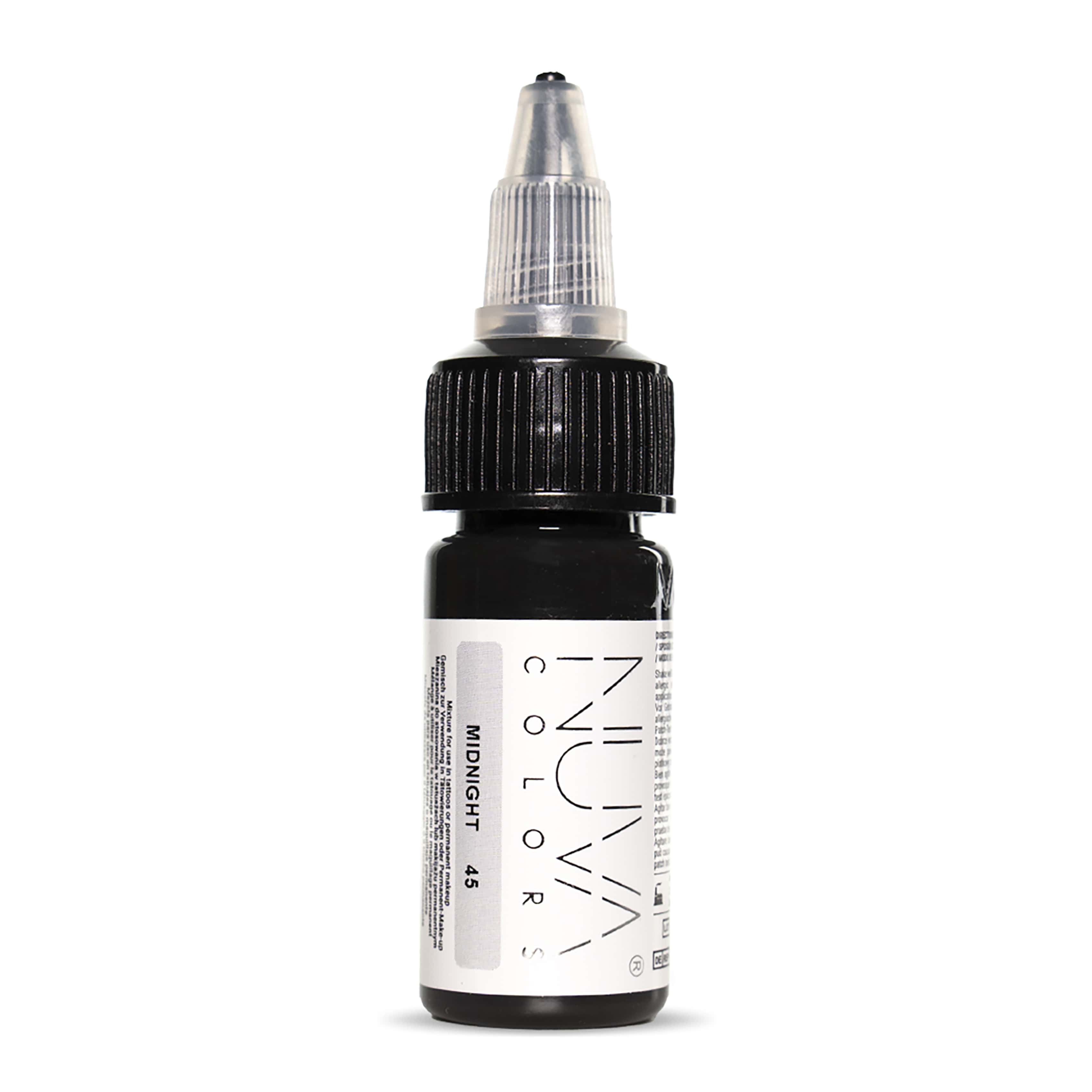 Nuva Colors - PMU Pigment - 45 Midnight - 15 ml