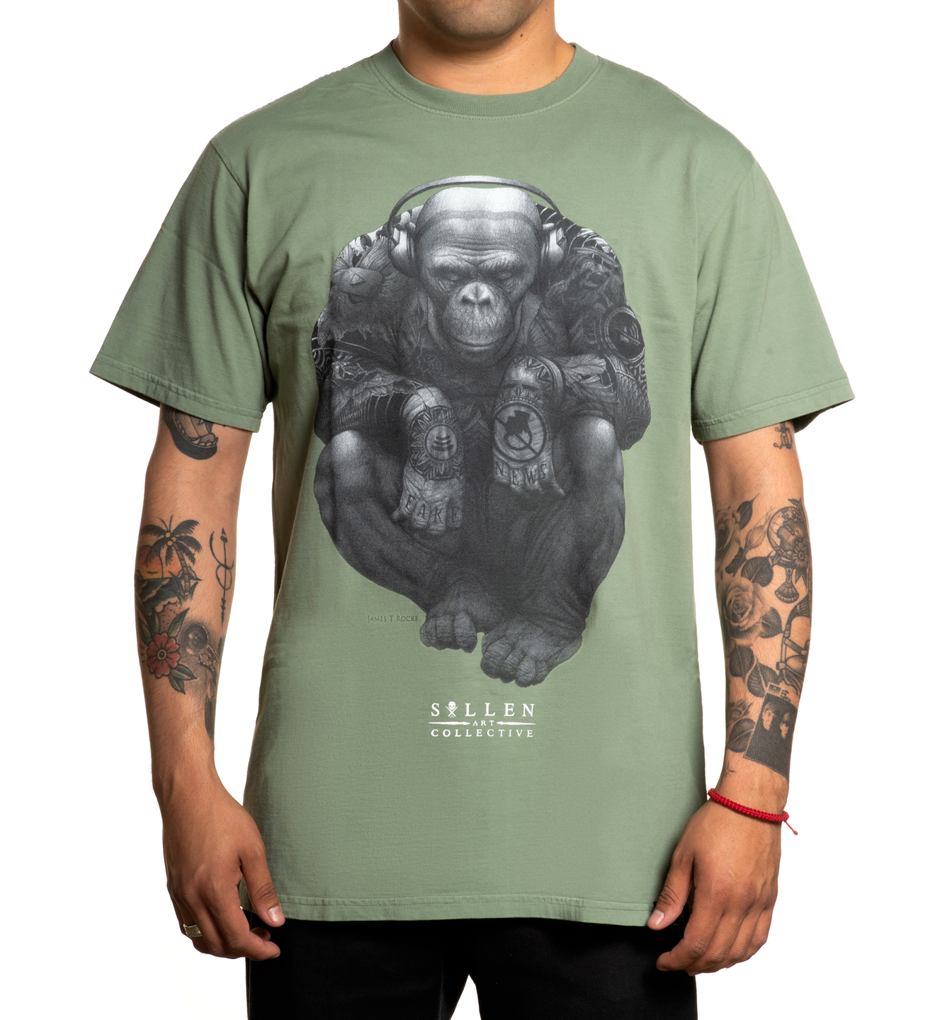 Sullen Clothing - Noise Tee - Olive Sullen Clothing - Noise Tee - Olive