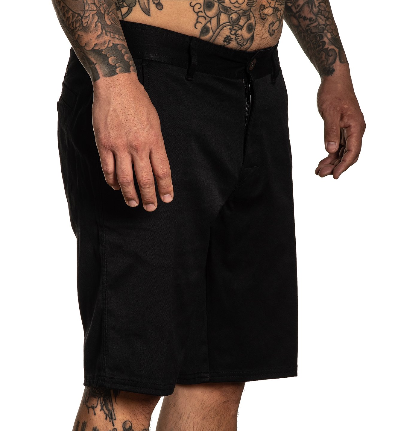 Sullen Clothing - Sunset Walk Shorts - Black Größe: 42