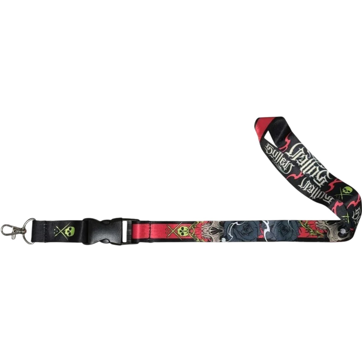 Sullen Clothing Remo Skull Lanyard - Black