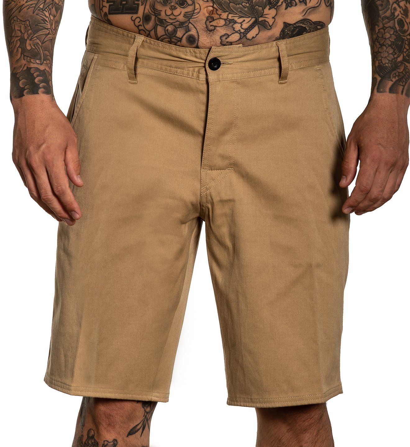 Sullen Clothing - Sunset Walk Shorts - Khaki Größe: 40
