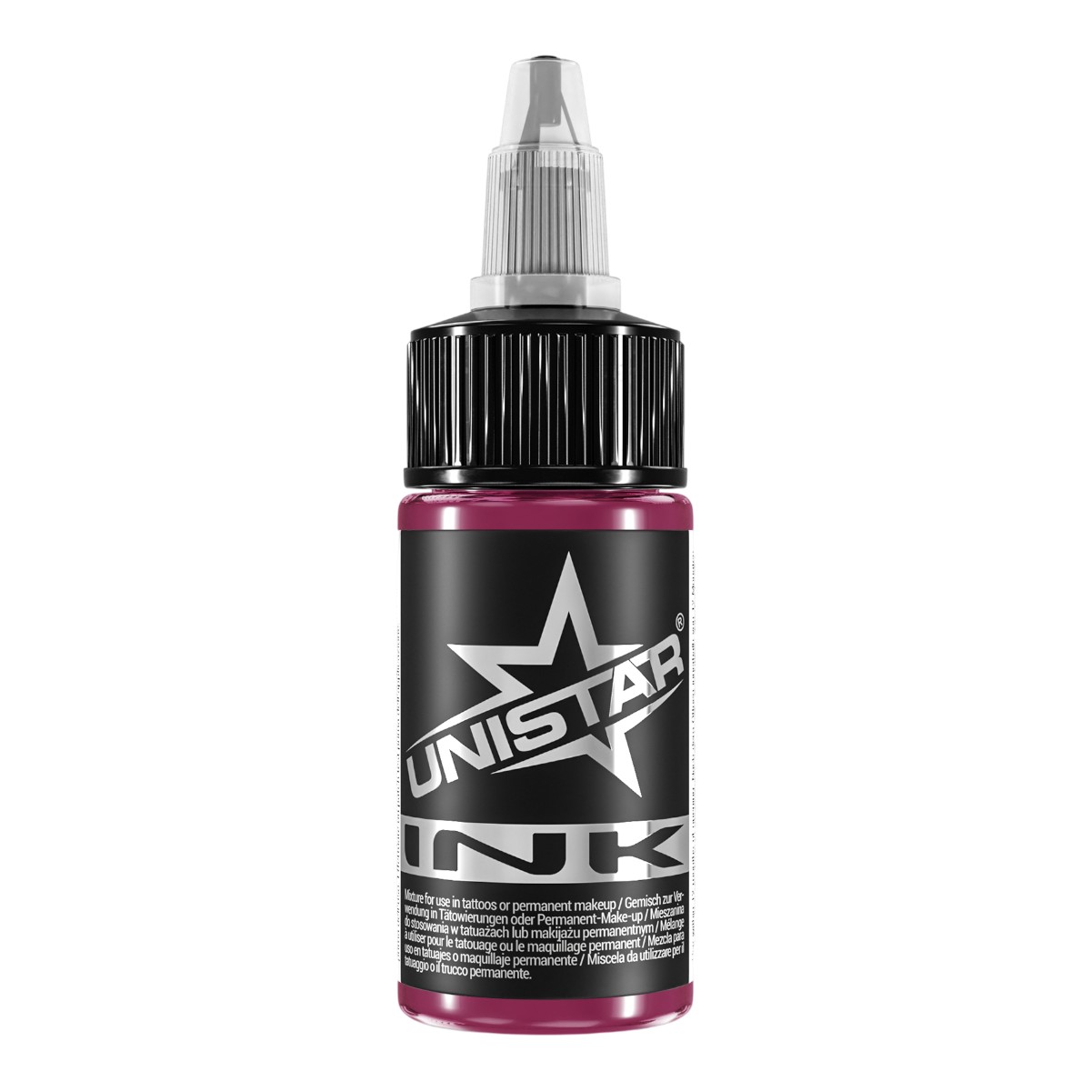 Unistar Colors Ink Foxglove Pink 30ml Tattoofarbe Flasche