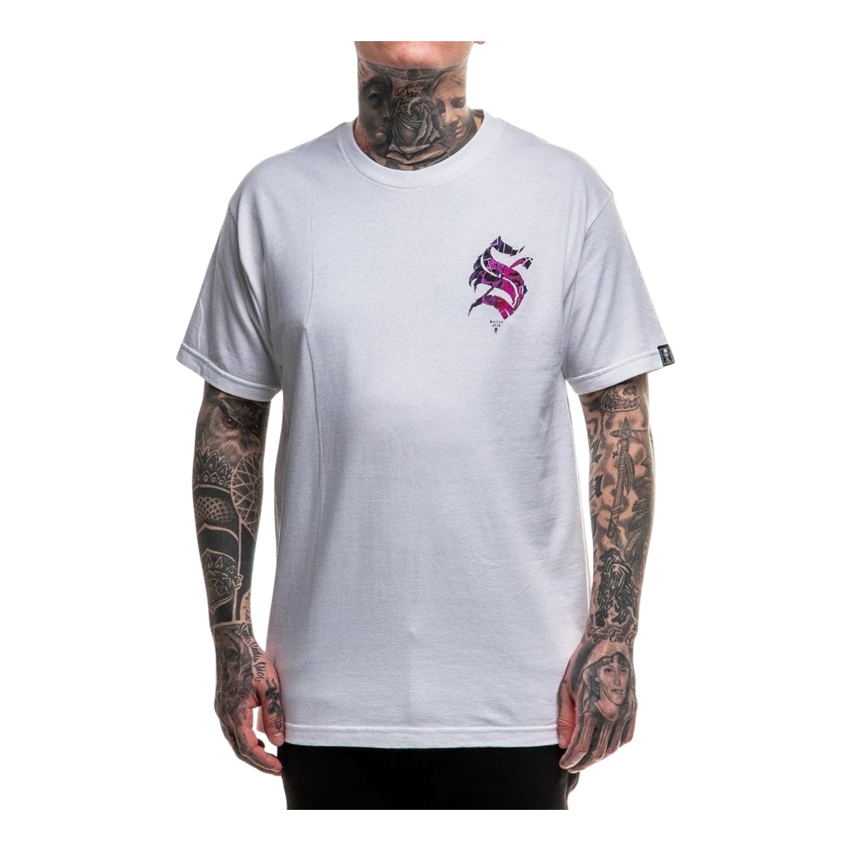 Sullen Clothing Shattered Tee - White - Size: L