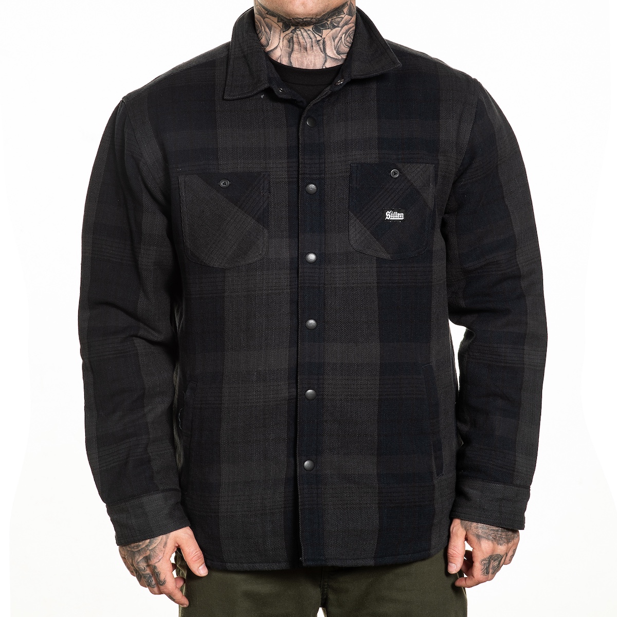 Sullen Clothing - Asphalt Flannel Größe: XL