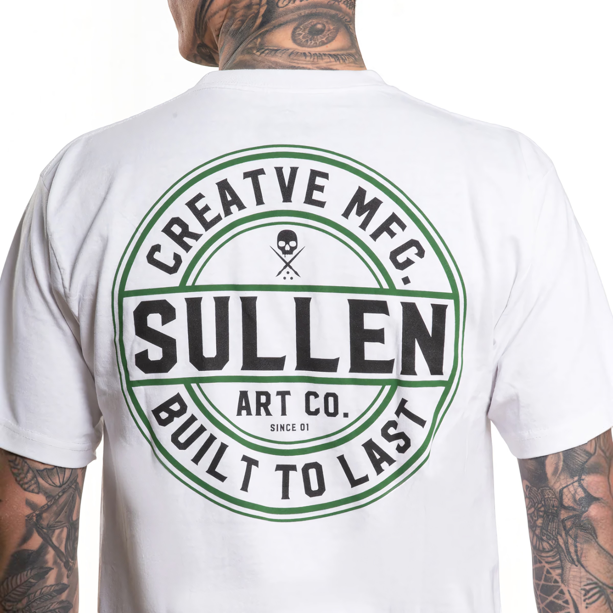 Sullen Clothing - Creative Corp S/S Tee White Green
