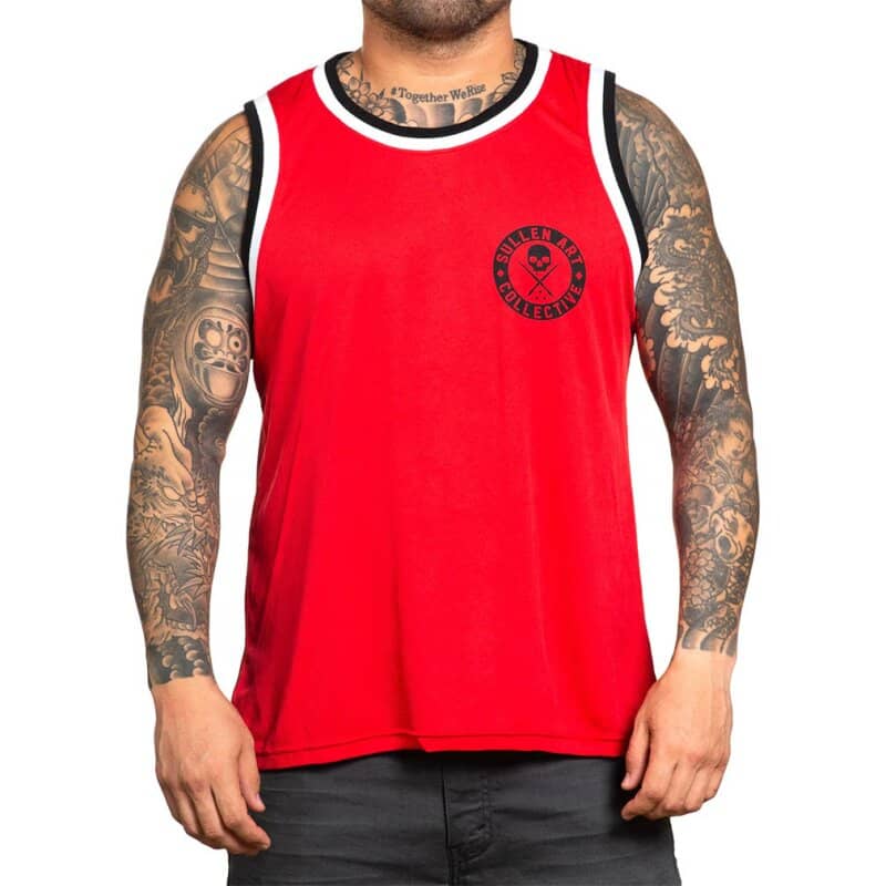 Sullen Clothing - BOH Jersey Tank Top - Red Size: XL
