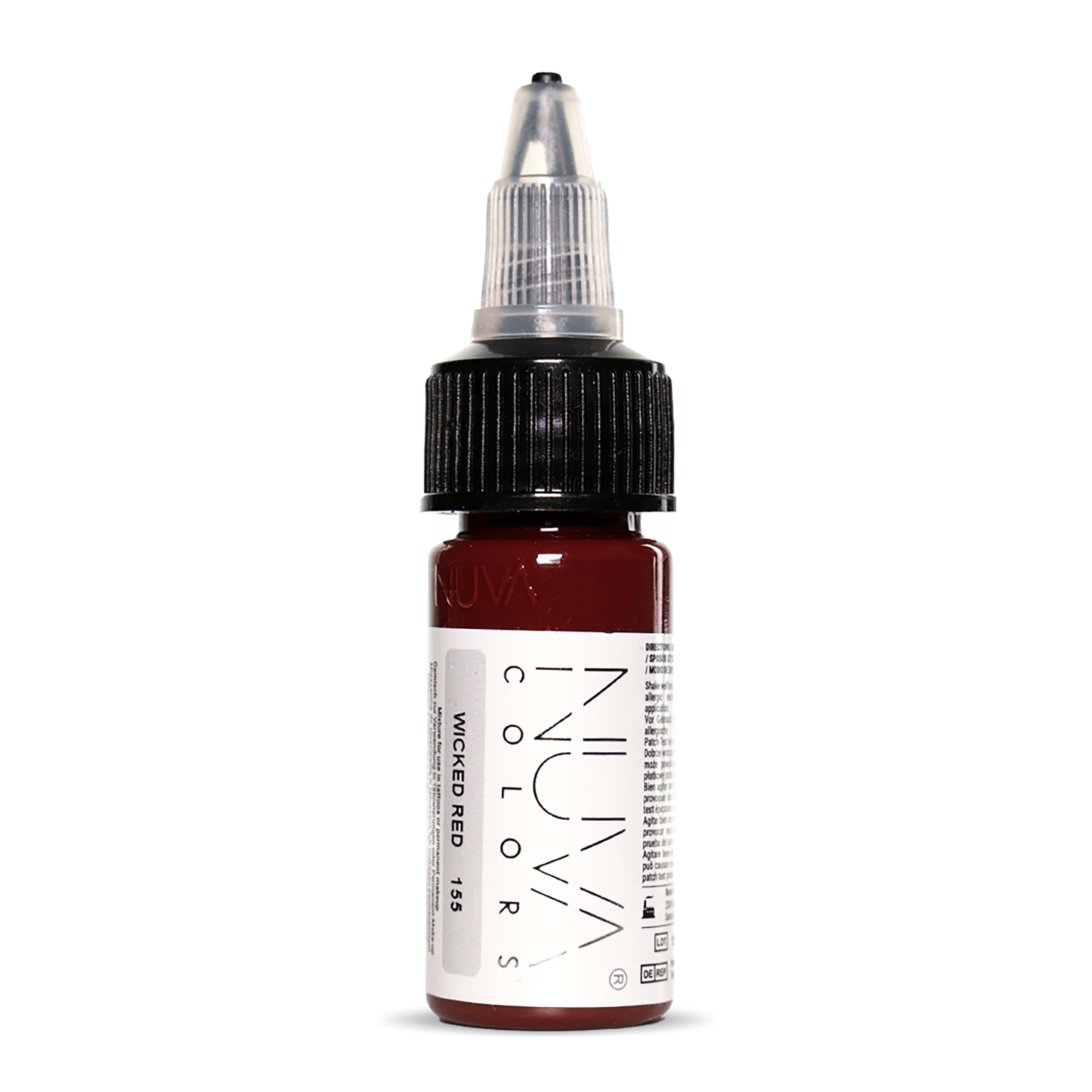 Nuva Colors - PMU Pigment - 155 Wicked Red - 15 ml