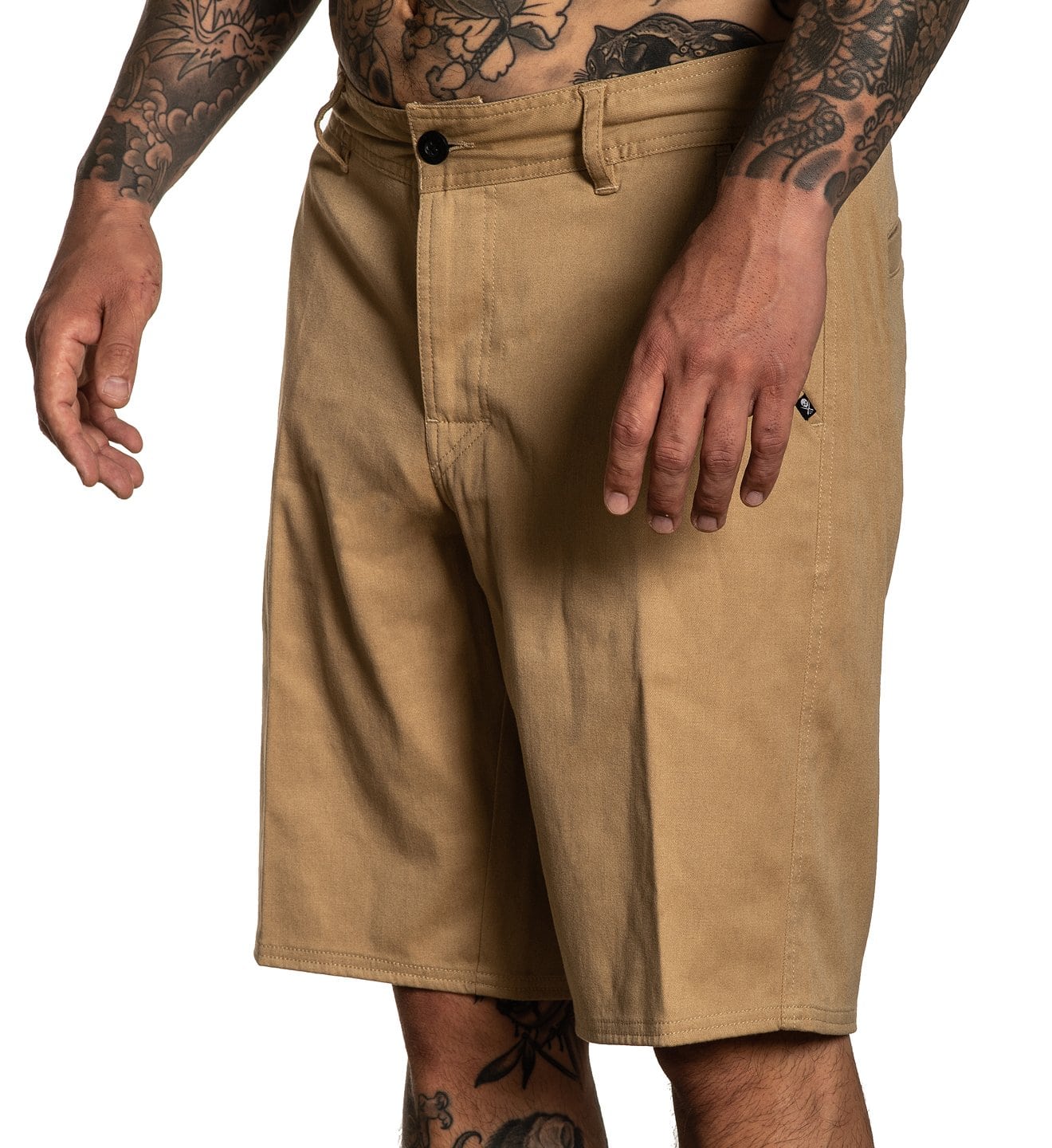 Sullen Clothing - Sunset Walk Shorts - Khaki Size: 36