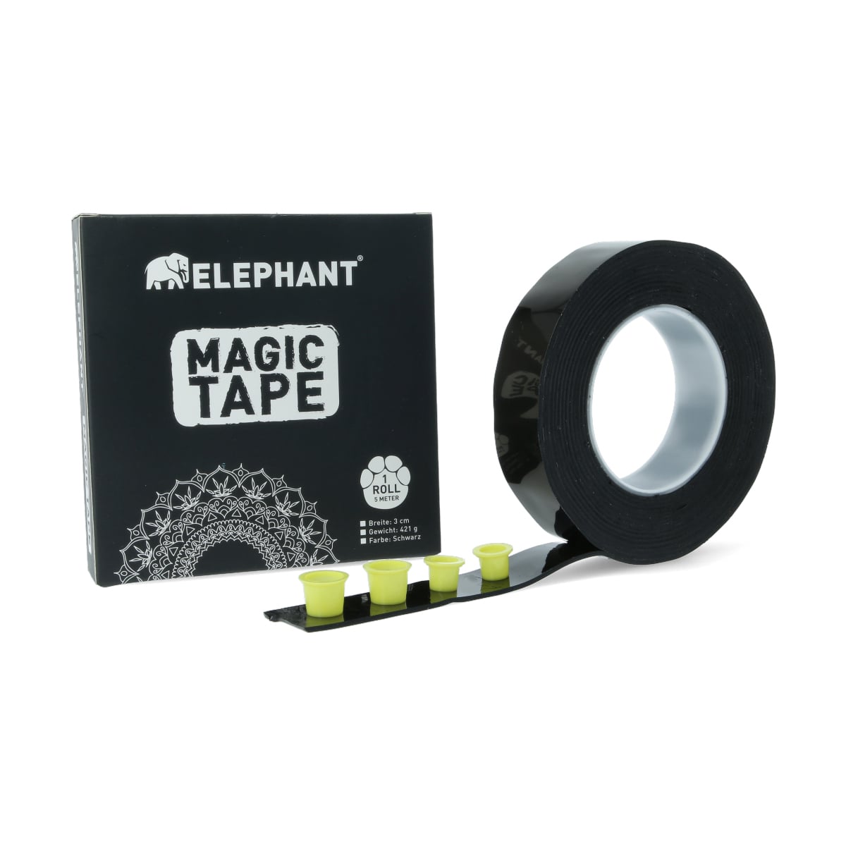 Elephant - Magic Tape - Doppelseitiges Klebeband - 5 Meter Rolle