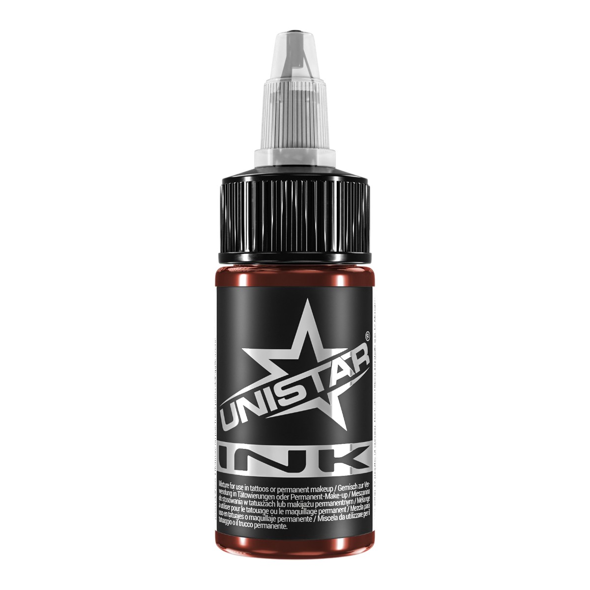 Unistar Colors Ink Basic Brown 30ml Tätowierfarbe Flasche KC46