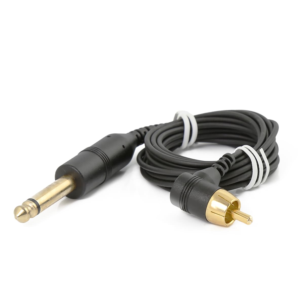 Elephant - Lightweight Cinch/RCA Kabel - abgewinkelt Farbe: Matt Schwarz