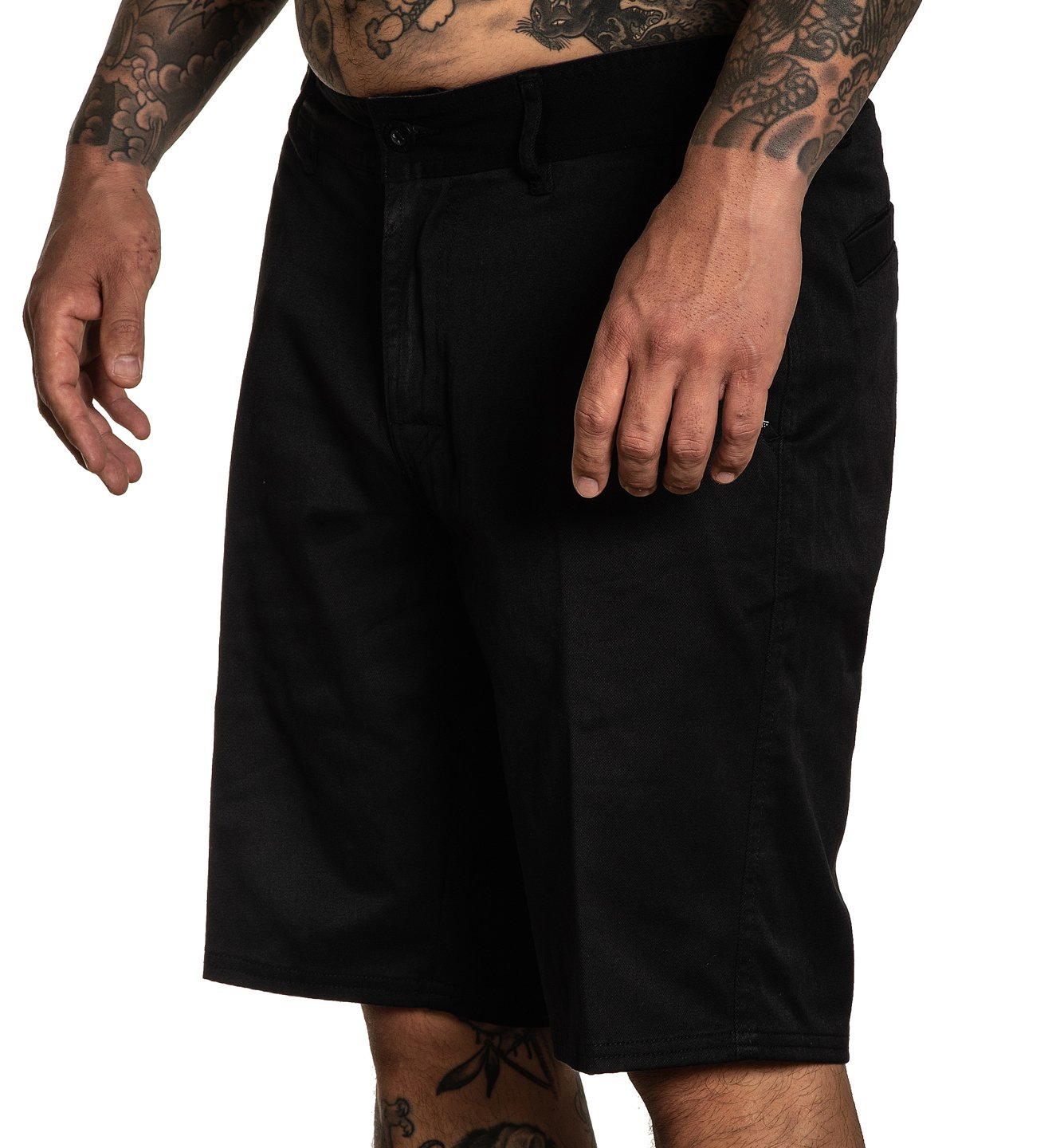 Sullen Clothing - Sunset Walk Shorts - Black Größe: 42