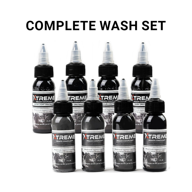 Xtreme Ink - Complete Wash Set - 8 x 30 ml Xtreme Ink - Complete Wash Set - 8 x 30 ml