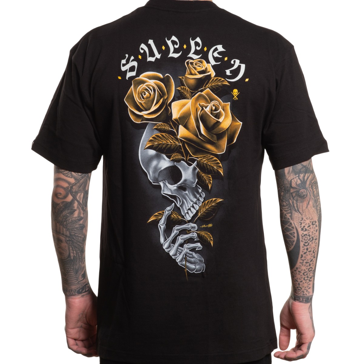 Sullen Clothing - Skeleton Rose Tee