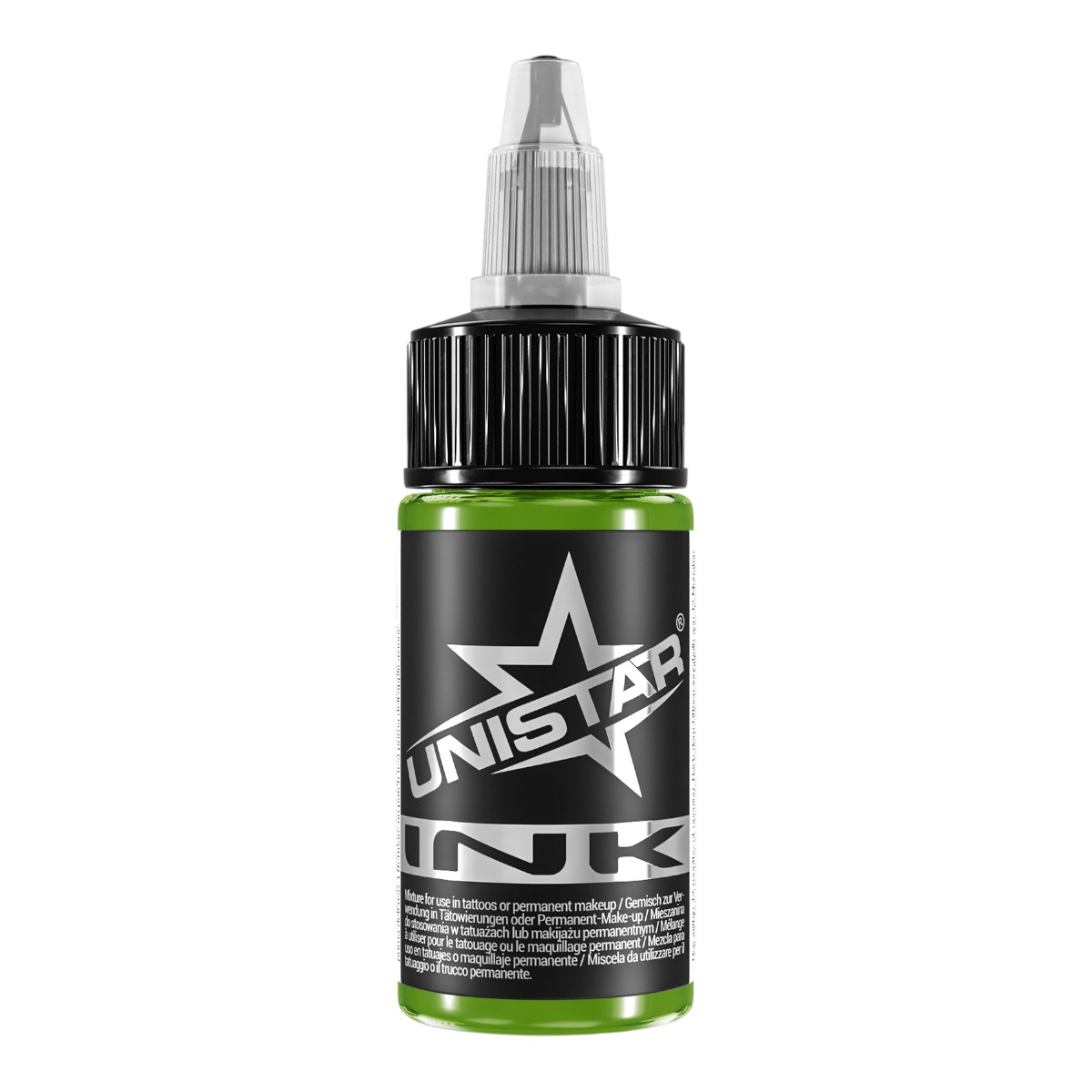 Unistar Colors Ink Top Basic Green Light 30ml Tätowierfarbe Flasche KC188