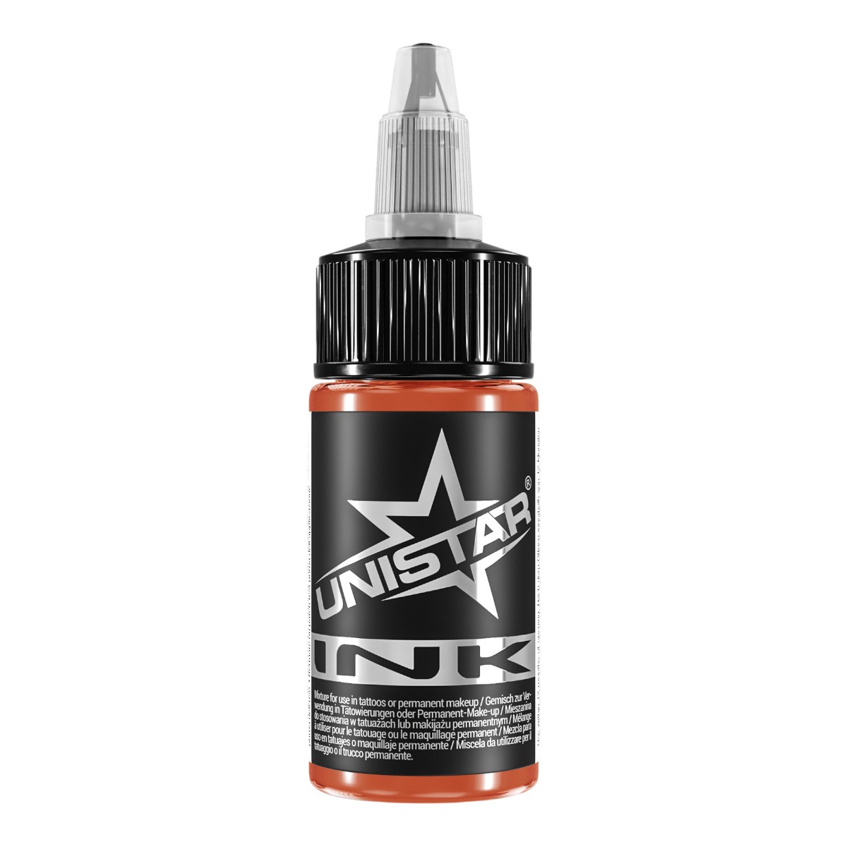 Unistar Colors Ink Red Orange 30ml Tattoofarbe Flasche