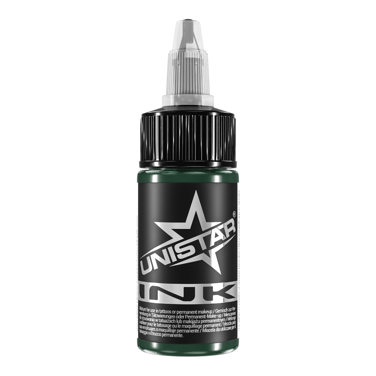 Unistar Colors Ink Deep Green 30ml Tattoofarbe Flasche