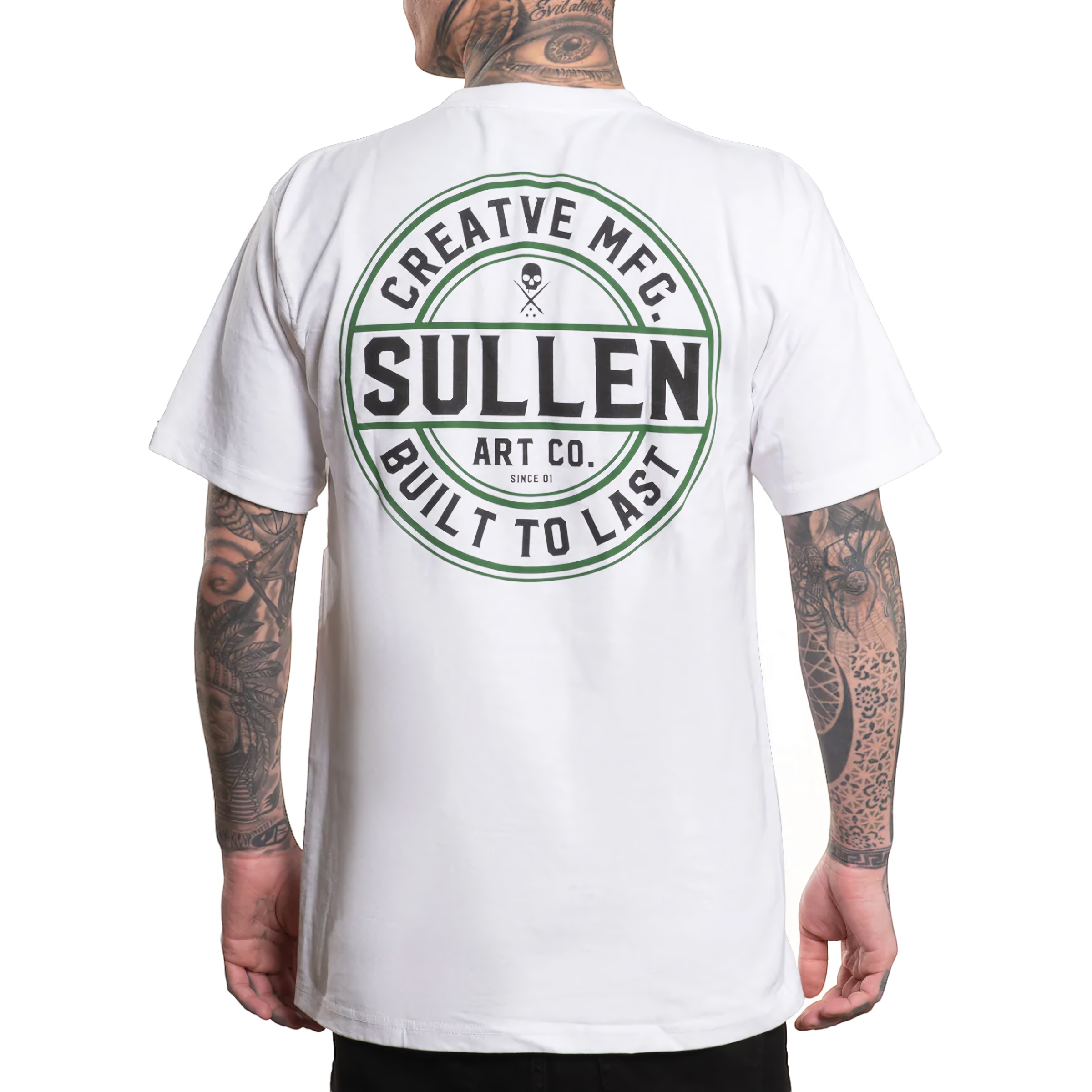 Sullen Clothing - Creative Corp S/S Tee White Green