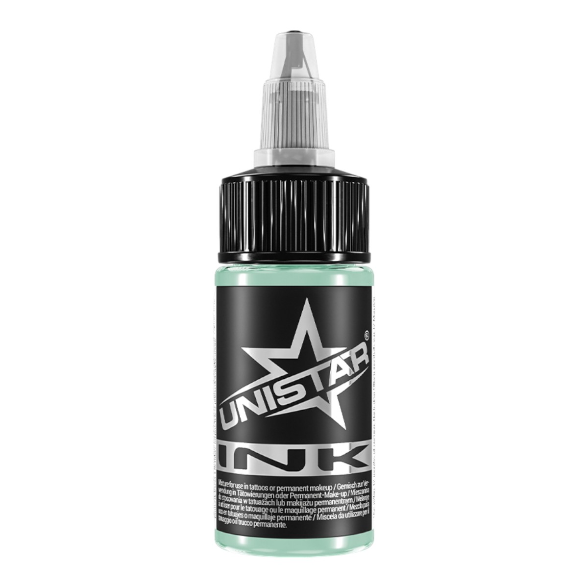 Unistar Colors Ink Mint Green 30ml Tätowierfarbe Flasche KC43