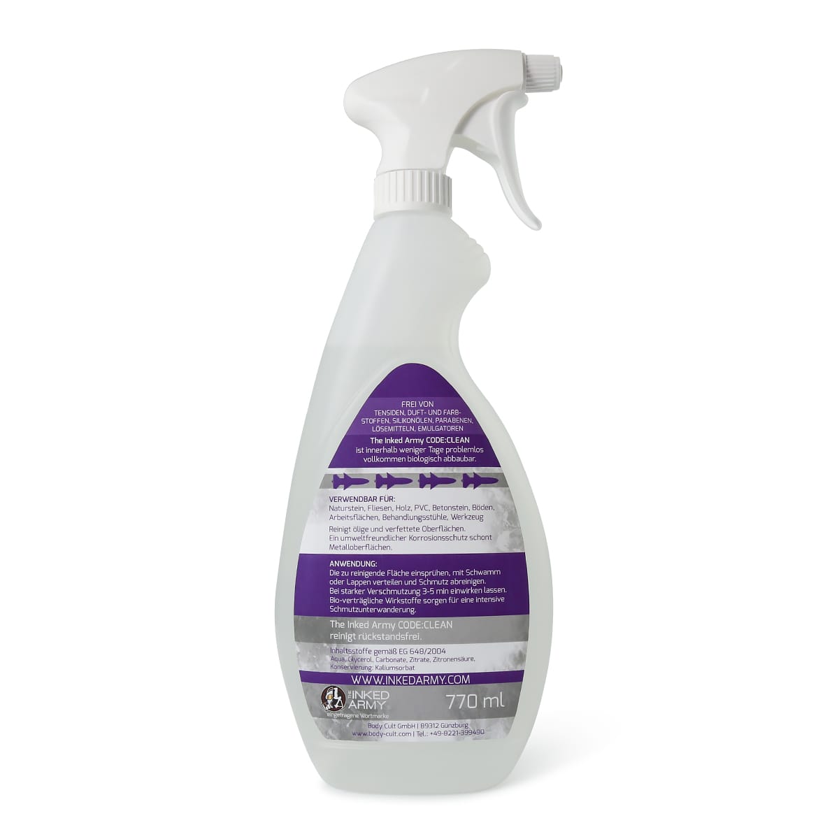 The Inked Army - Code:Clean - Bio-Allzweckreiniger