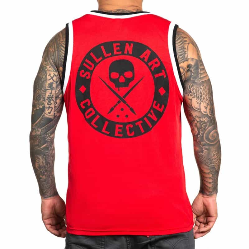 Sullen Clothing - BOH Jersey Tank Top - Red Size: M