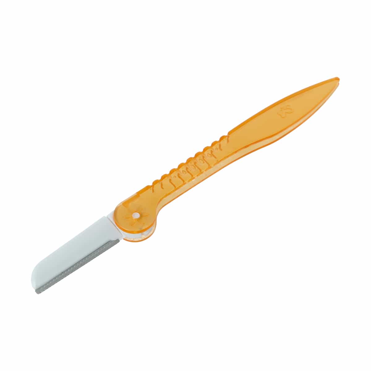 Permanent Make-Up Rasiermesser mit einklappbarer Klinge Farbe: Orange