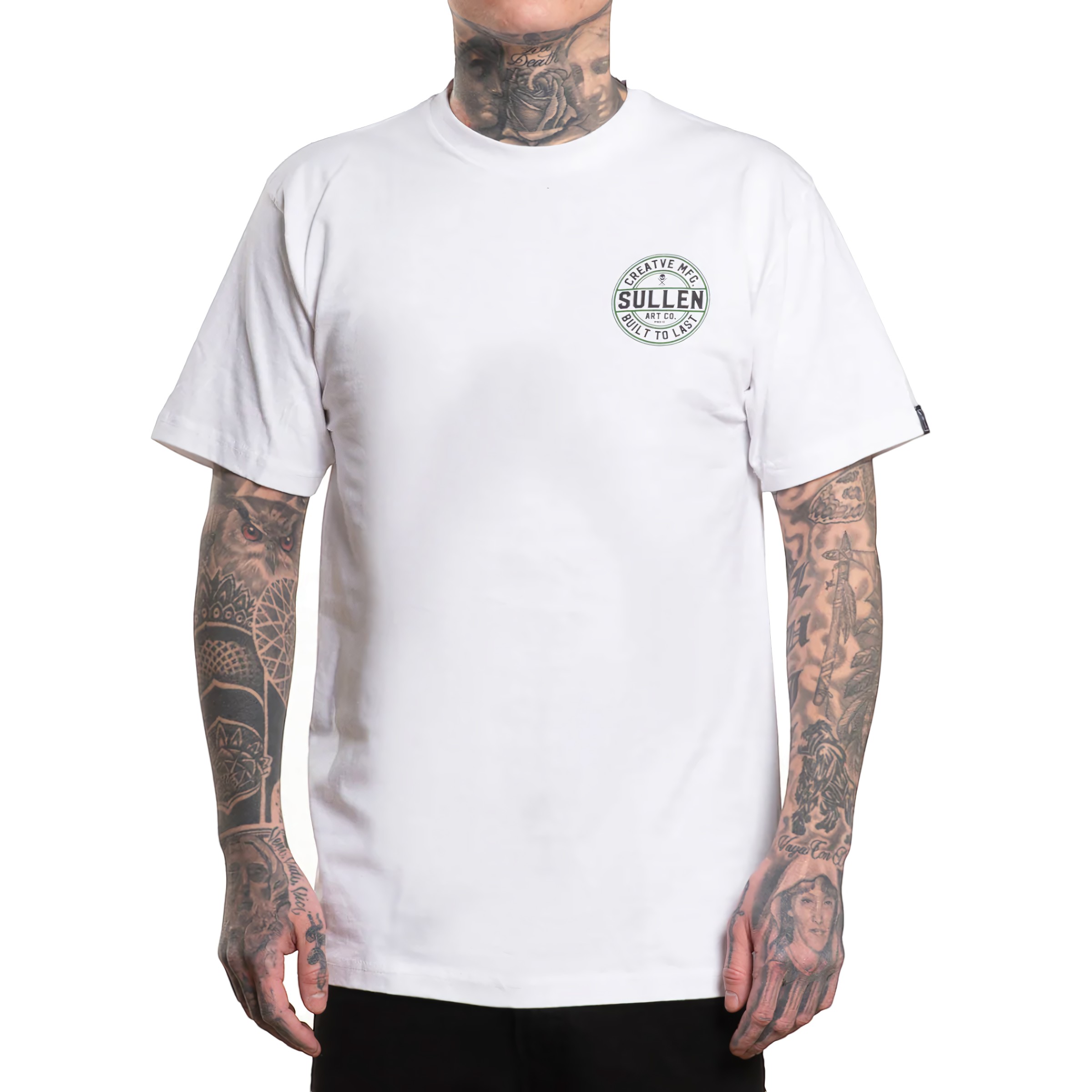 Sullen Clothing - Creative Corp S/S Tee White Green