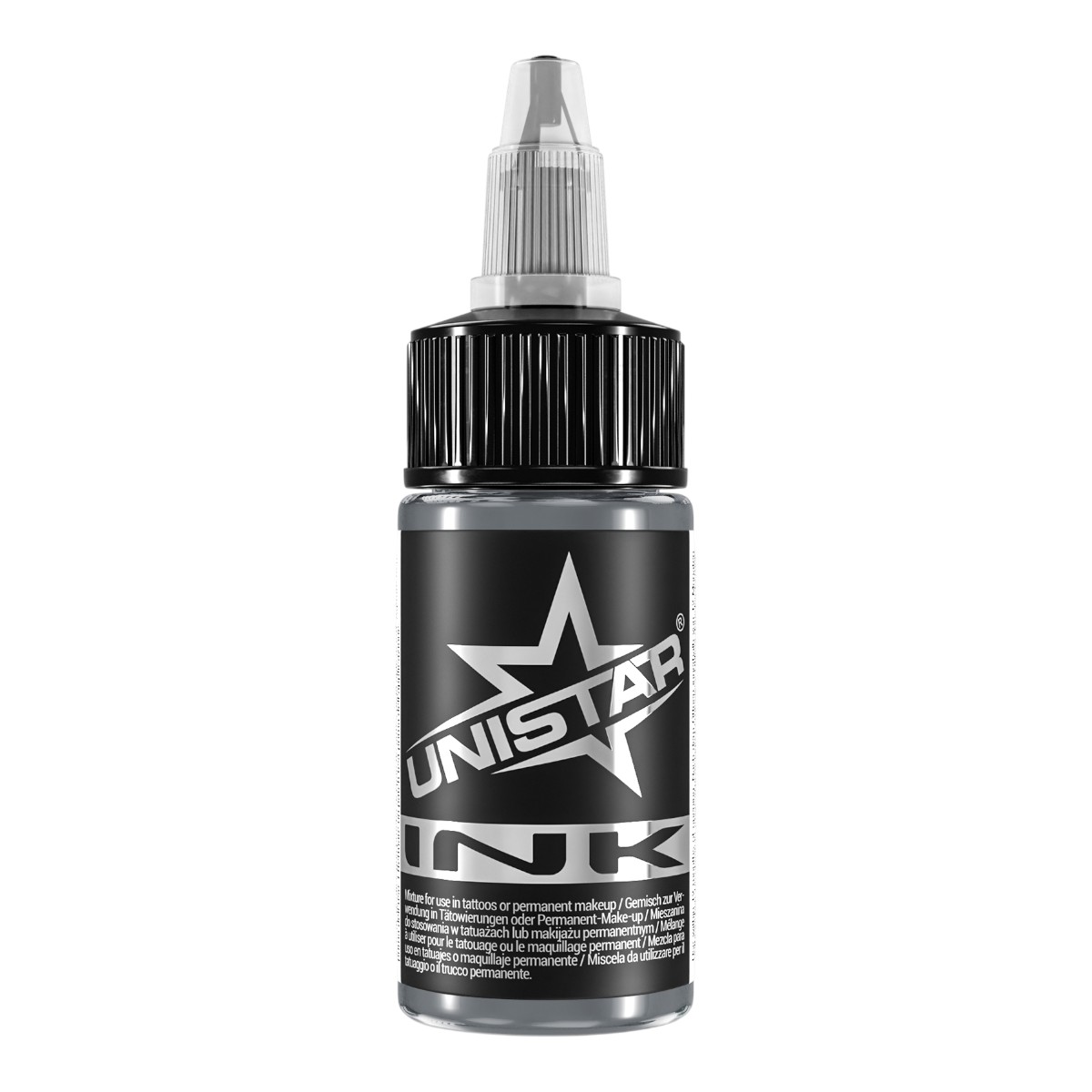Unistar Colors Ink Solid Gray #3 30ml Tattoofarbe Flasche