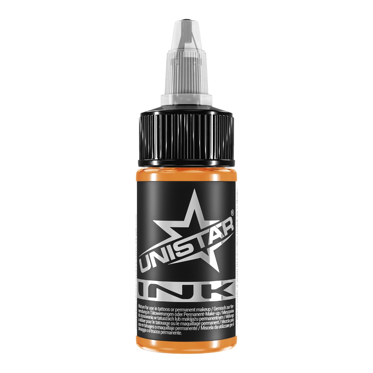 Unistar Colors Ink Top Basic Light Orange 30ml Tätowierfarbe Flasche KC202