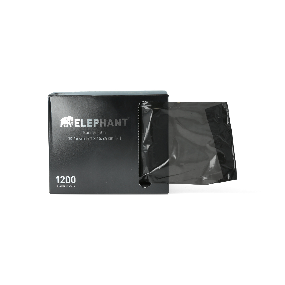 Elephant - Schutzfolie Schwarz 10 x 14,5 cm