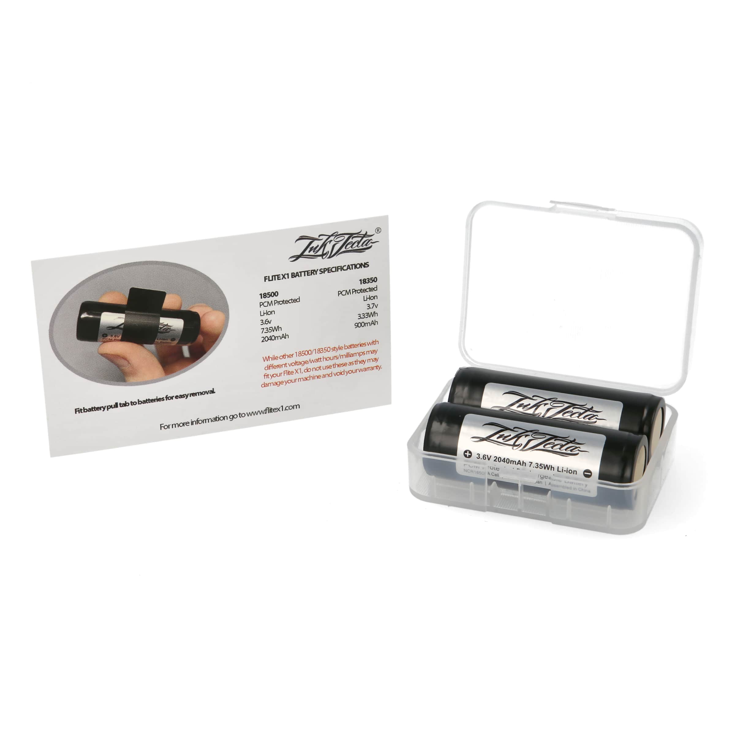 Inkjecta Flite X1 Ersatzakku - 2 Stück mAH: 2040mAH