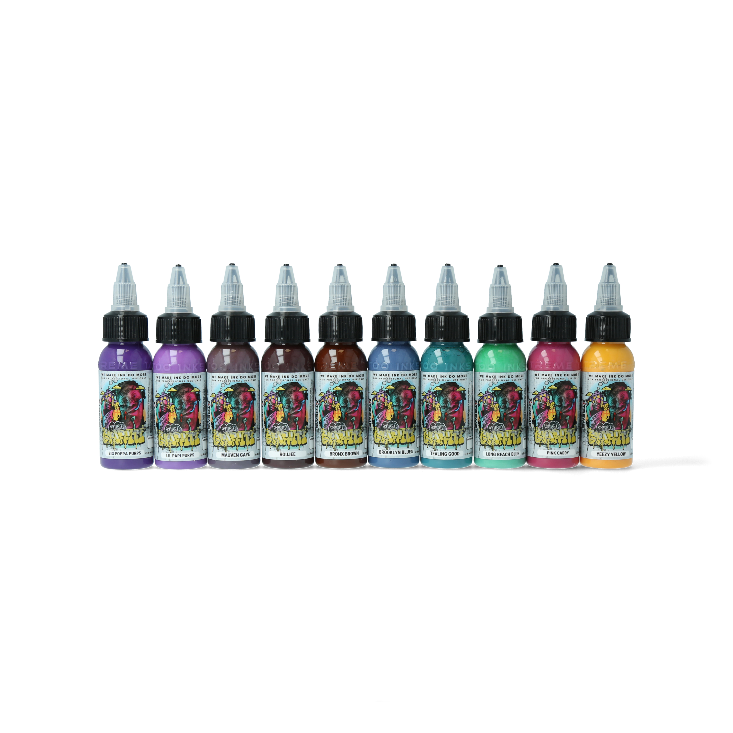 Xtreme Ink - Kyle Warwick Psychedelic Graffiti Set - 10 x 30 ml